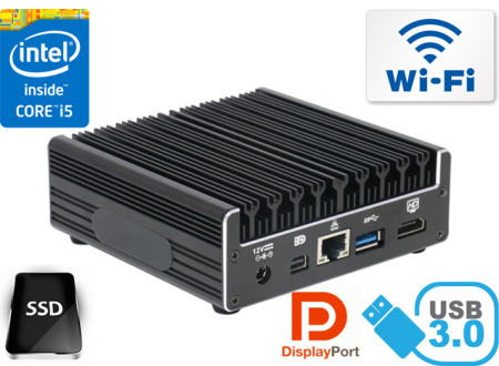 Industrial Computer Fanless MiniPC IBOX-Core I5-5250U-NUC1 v.2