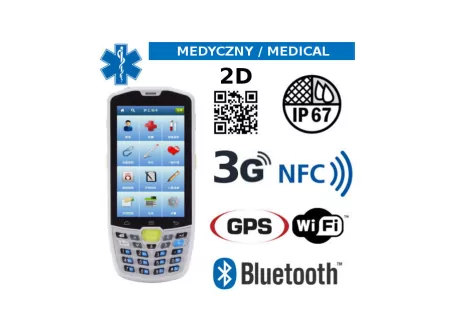 Medyczny przemysłowy kolektor danych MobiPad MPS8W 2D v.2