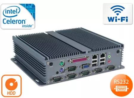 Przemysłowy Komputer Fanless MiniPC IBOX-206(1037UL2) v.3