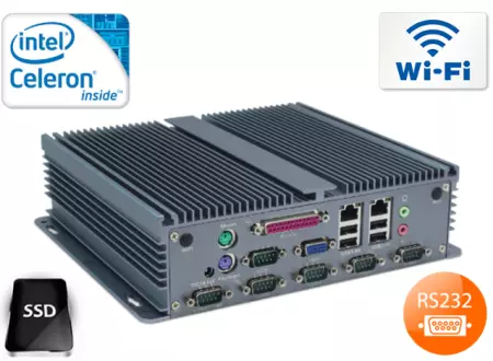 Przemysłowy Komputer Fanless MiniPC IBOX-206(1037UL2) v.5