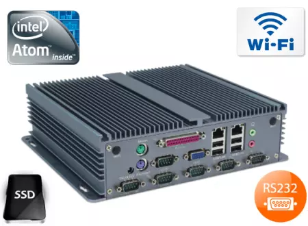 Przemysłowy Komputer Fanless MiniPC IBOX-206(D2550) v.5