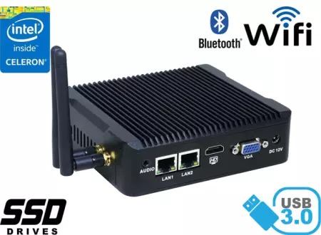 Mały wzmocniony przemysłowy komputer 