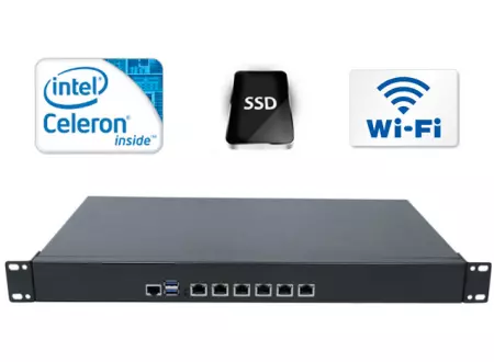 Przemysłowy Komputer Fanless MiniPC IBOX-NS-1U6L v.6