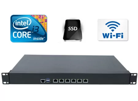 Przemysłowy Komputer Fanless MiniPC IBOX-NS-1U8L i3 v.5
