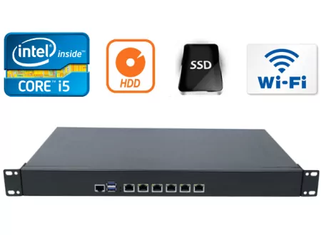 Przemysłowy Komputer Fanless MiniPC IBOX-NS-1U8L i5 v.3