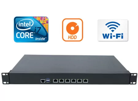 Przemysłowy Komputer Fanless MiniPC IBOX-NS-1U8L i7 v.2