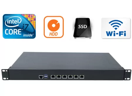 Industrial Computer Fanless MiniPC Nuc IBOX-NS-1U8L i7 v.6