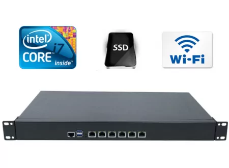 Przemysłowy Komputer Fanless MiniPC IBOX-NS-1U8L i7 v.5