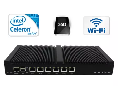 Industrial Computer Fanless MiniPC Nuc IBOX-NS-FL6L v.6