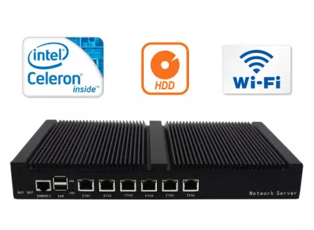 Industrial Computer Fanless MiniPC Nuc IBOX-NS-FL6L v.2