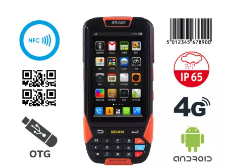 Przemysłowy Kolektor Danych MobiPad A80NS 2D Honeywell 3680 + NFC + OTG