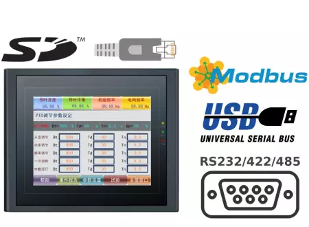 Panel Sterowniczy HMI MK-070AS IP65 2xCOM Port + Ethernet + SD