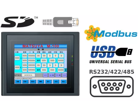 Panel Sterowniczy HMI MKS-102AS IP65 2xCOM Port + Ethernet + SD