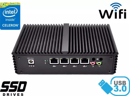 Komputer Przemysłowy Fanless MiniPC mBOX Nuc Q310G4 v.2