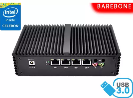 Komputer Przemysłowy Fanless MiniPC mBOX Nuc Q310G4 v.Barebone