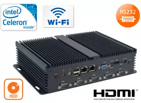 Przemysłowy Komputer Fanless MiniPC IBOX-102 v.3
