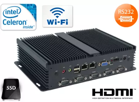Przemysłowy Komputer Fanless MiniPC IBOX-102 v.5