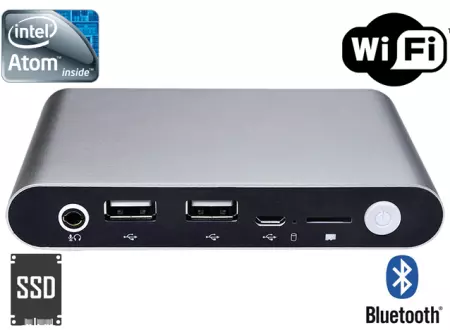 Komputer Przemysłowy Fanless MiniPC mBOX-Q110 Z3735F v.3