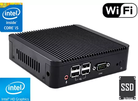 Przemysłowy Fanless MiniPC mBOX Nuc Q220N-02 v.3