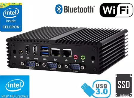 Komputer Przemysłowy Fanless MiniPC mBOX Nuc Q410P v.6