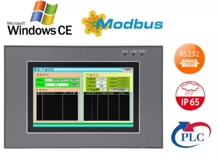 Przemysłowy Panel Operatorski HMI EX50KHA + Sterownik PLC v.1