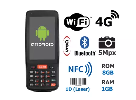 Odporny na uszkodzenia mechaniczne skaner magazynowy