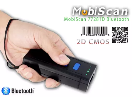 MobiScan 77282D - mini czytnik kodów kreskowych 2D - Bluetooth