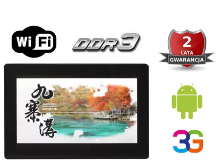 Reklamowy ekran LCD z cienką ramką