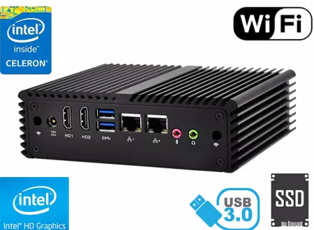 Komputer Przemysłowy Fanless MiniPC mBOX Nuc Q410S v.2