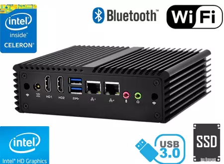 Komputer Przemysłowy Fanless MiniPC mBOX Nuc Q410S v.3