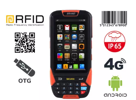 Rugged data collector MobiPad A80NS 2D Honeywell 3680 + NFC + OTG + LF