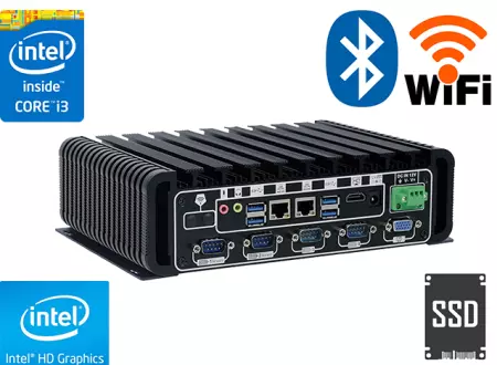 Computer Industrial Fanless MiniPC IBOX-601i3U v.1