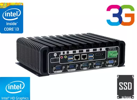 Computer Industrial Fanless MiniPC IBOX-601i3U v.1.1