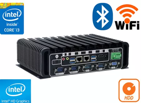 Computer Industrial Fanless MiniPC IBOX-601i3U v.2
