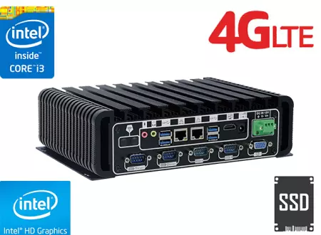 Computer Industrial Fanless MiniPC IBOX-601i3U v.5.1