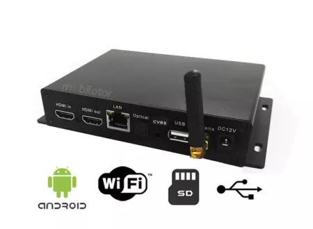 Industrial ANDROID Digital PLAYER Fanless MiniPC rBOX-980DS