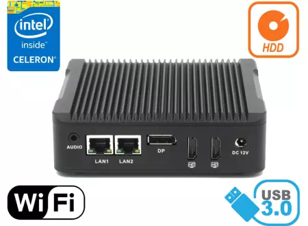 3 YEARS WARRANTY Industrial Computer Fanless MiniPC HyBOX 07PMF-N3160-1C v.5