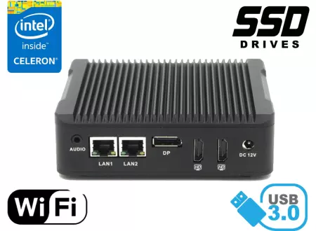 3 YEARS WARRANTY Industrial Computer Fanless MiniPC HyBOX 07PMF-N3160-1C v.6