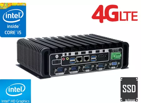 Computer Industrial Fanless MiniPC IBOX-620i5U v.1.1