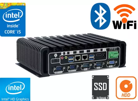 Computer Industrial Fanless MiniPC IBOX-620i5U v.3