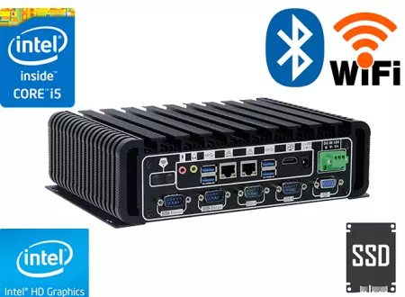 Computer Industrial Fanless MiniPC IBOX-620i5U v.5