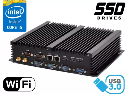 3 YEARS WARRANTY Industrial Computer Fanless MiniPC HyBOX B4PMF-i5 4200u v.2