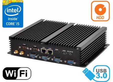 3 YEARS WARRANTY Industrial Computer Fanless MiniPC HyBOX B4PMF-i5 4200u v.3