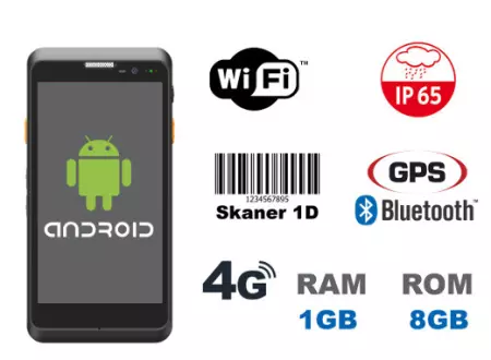 Industrial rugged data collector with barcode scanner MobiPad S560 1D Laser