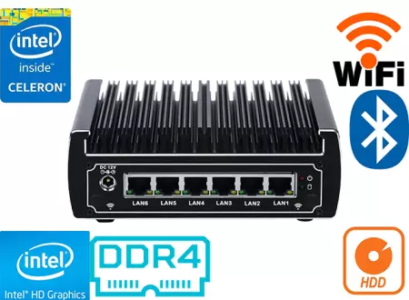 Computer Industrial Fanless MiniPC IBOX-513NA v.2