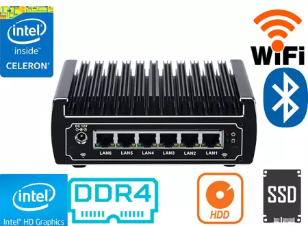 Przemysłowy Komputer Fanless MiniPC IBOX-513NA v.7