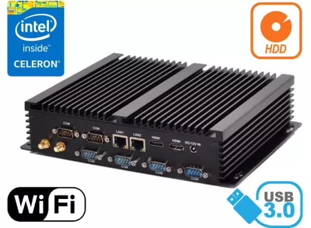 3 LATA GWARANCJI Komputer Przemysłowy Fanless MiniPC HyBOX 0B4PMF-2955U v.7