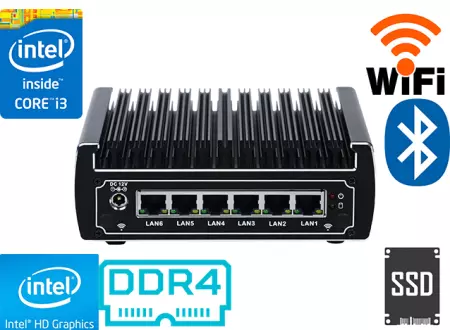 Przemysłowy Komputer Fanless MiniPC IBOX-513NB v.4