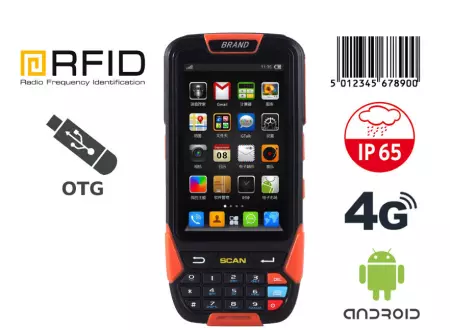 Przemysłowy Kolektor Danych MobiPad A80NS 1D Laser Honeywell + NFC + LF + OTG