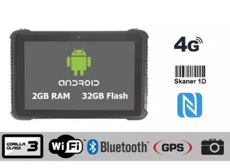 Wzmocniony wodoszczelny tablet przemysłowy Emdoor I16H Android 5.1 NFC 1D 4G